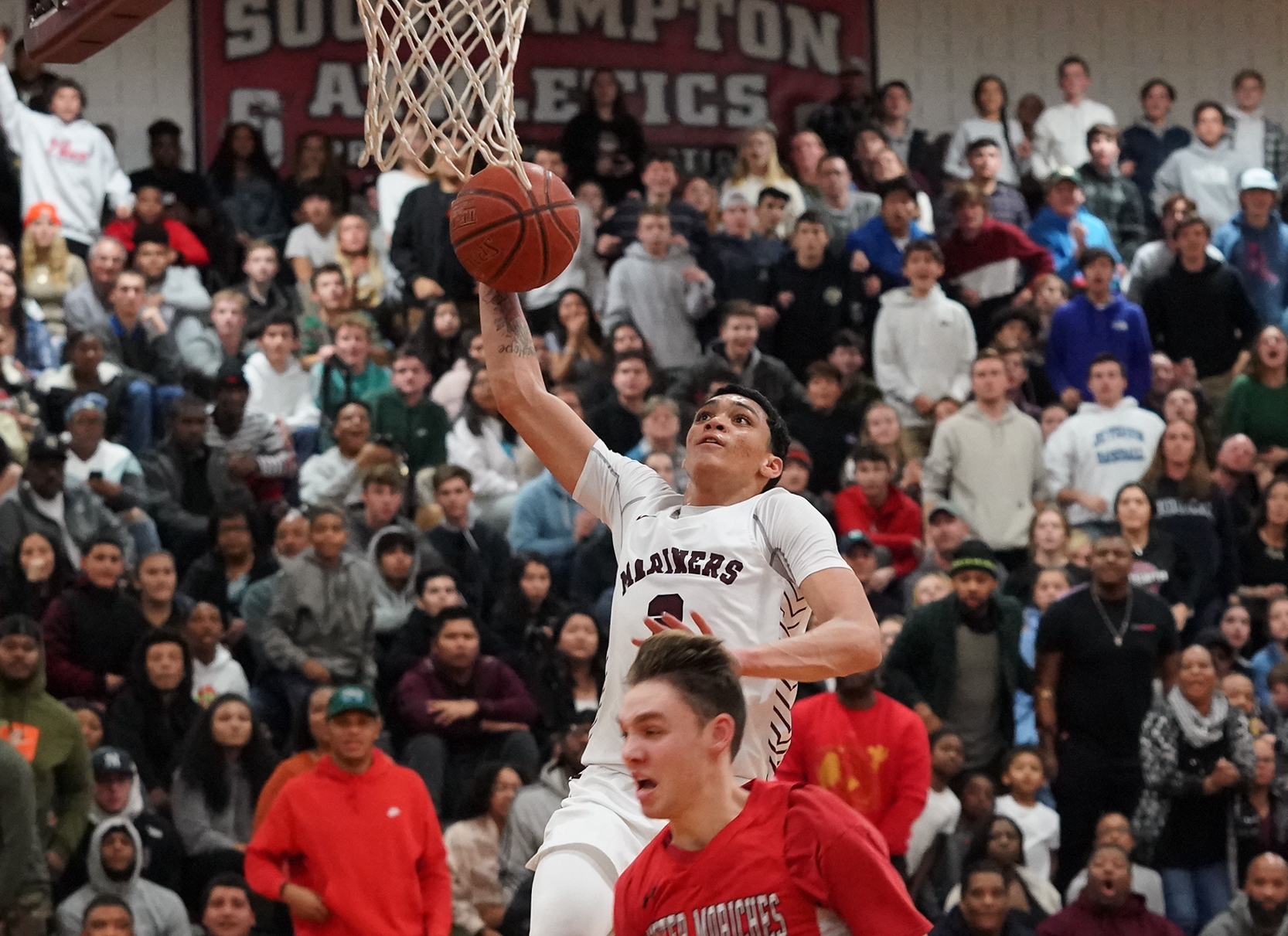 Southampton Boys Basketball Gives Center Moriches Good Fight But