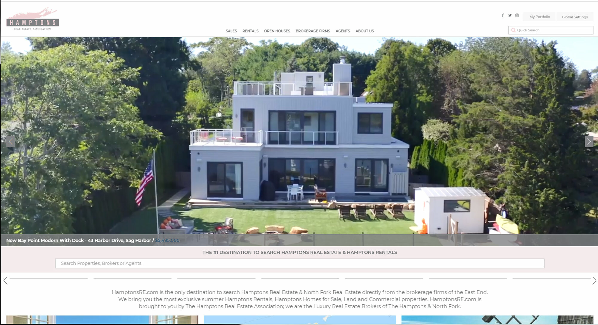 Hamptons Real Estate Association's Listings site Is Growing Quickly