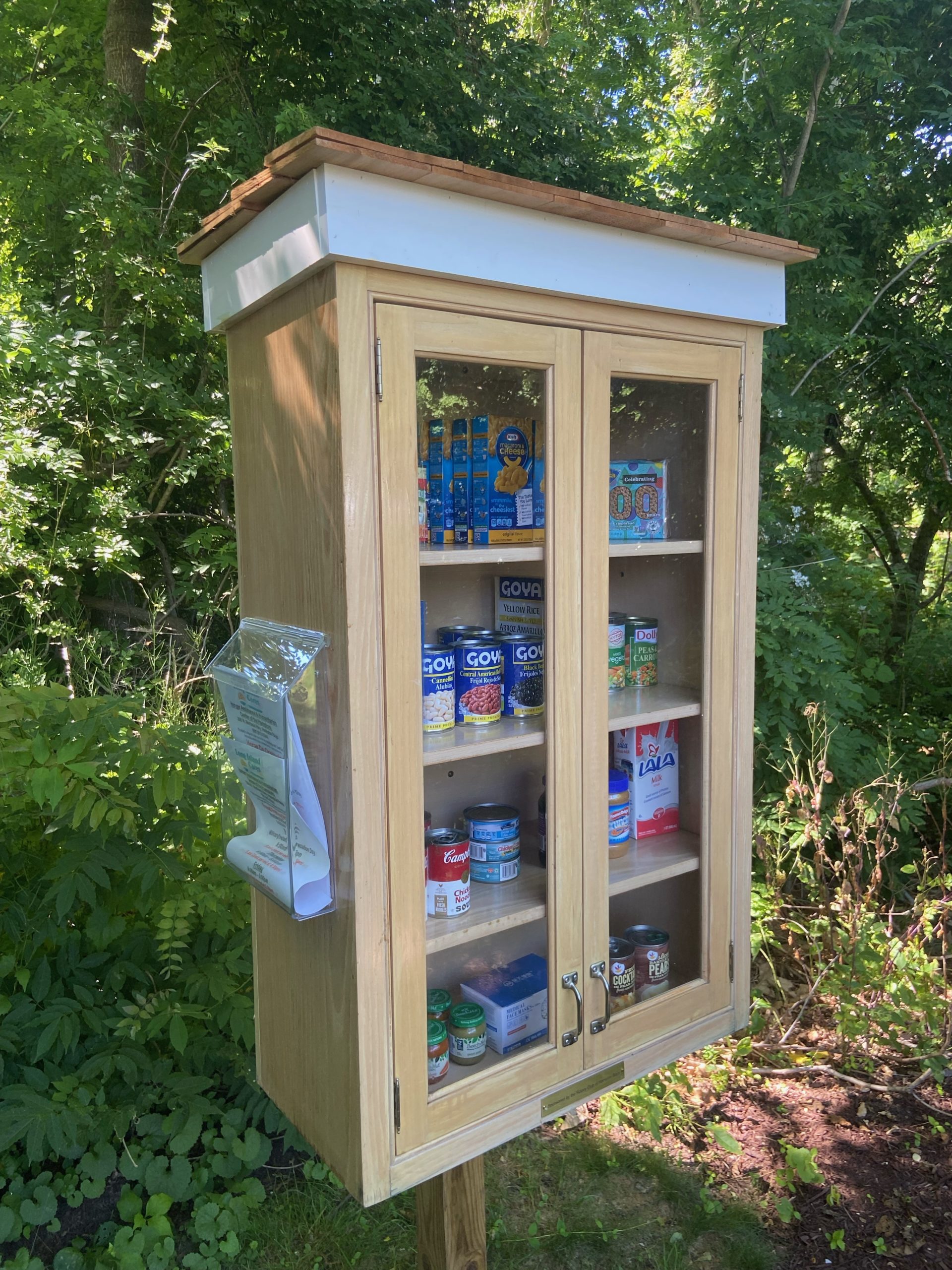 Two Free Food Boxes Installed In Hampton Bays 27 East