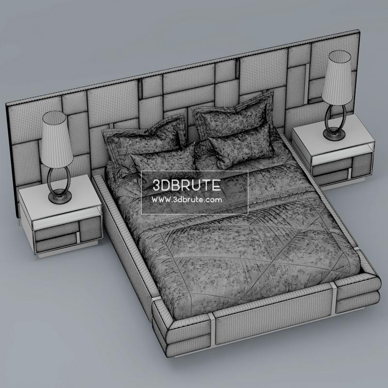 Format3dsmax 2014 + obj :: Visionnaire Beloved Bed 417 Download 3d Models Free 3dbrute