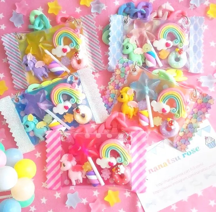 とだけコメ キャンディバッグキーホルダーの通販 うーたん's shop｜ラクマ by とだけコメ
