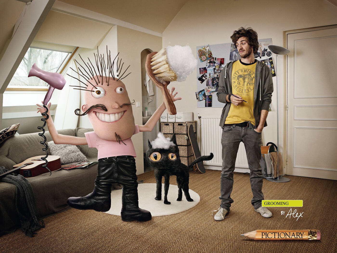 Pictionary Grooming, Miss Universe, Dog • Ads of the World™ Part of