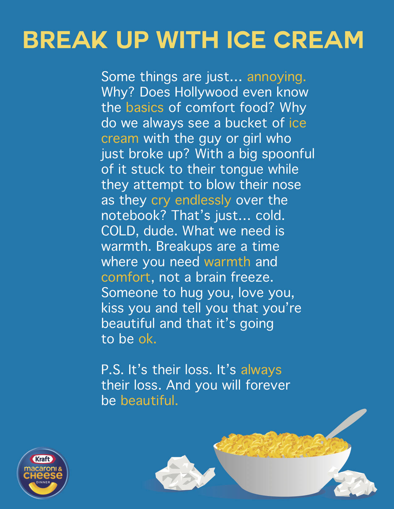 Kraft Break Up With Ice Cream • Ads of the World™ Part of The Clio