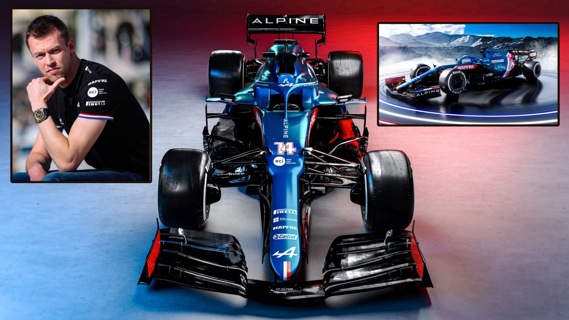 Alpine F1 reveal A521 car and Daniil Kvyat as reserve driver for 2021