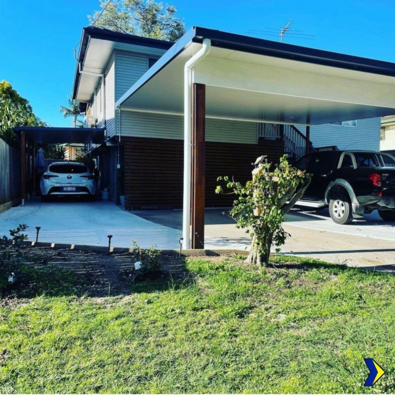 The team Brisbane Carpentry completed two carports Archify Australia