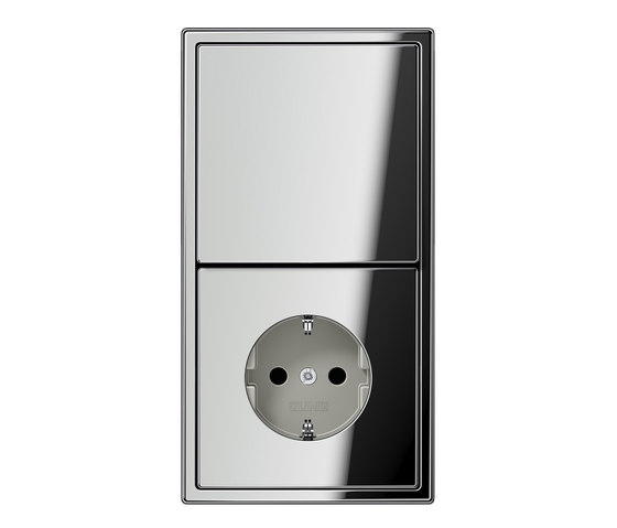 Light switches Electrical systems LS 990 white light switch