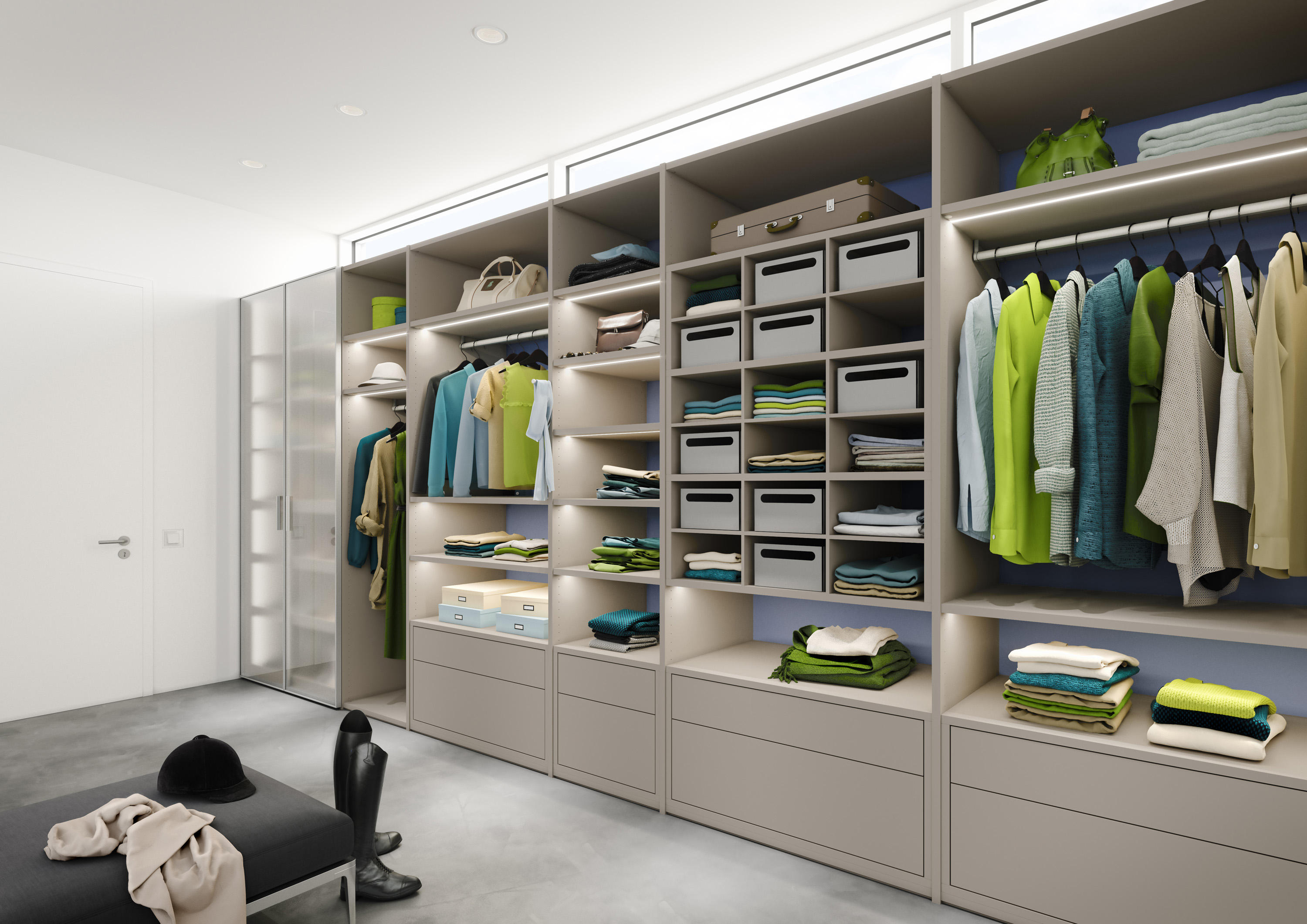 Legno interior closet storage system Architonic