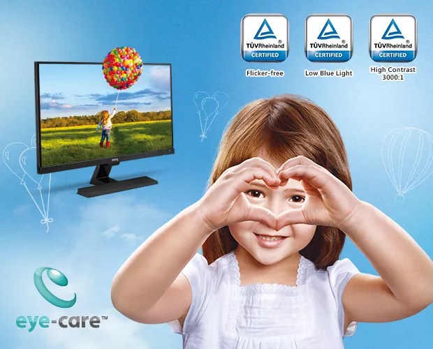 BenQ EyeCare Monitors Achieve World’sFirst TÜV Certification for High