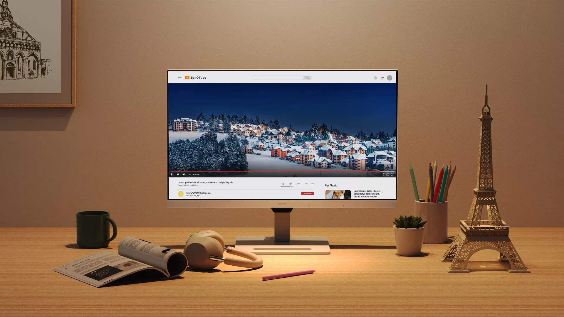 GW3290QT 31.5" 2K QHD USBC Ergonomic EyeCare Monitor BenQ US