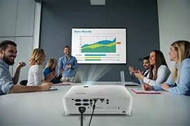 Conference Room With Projector