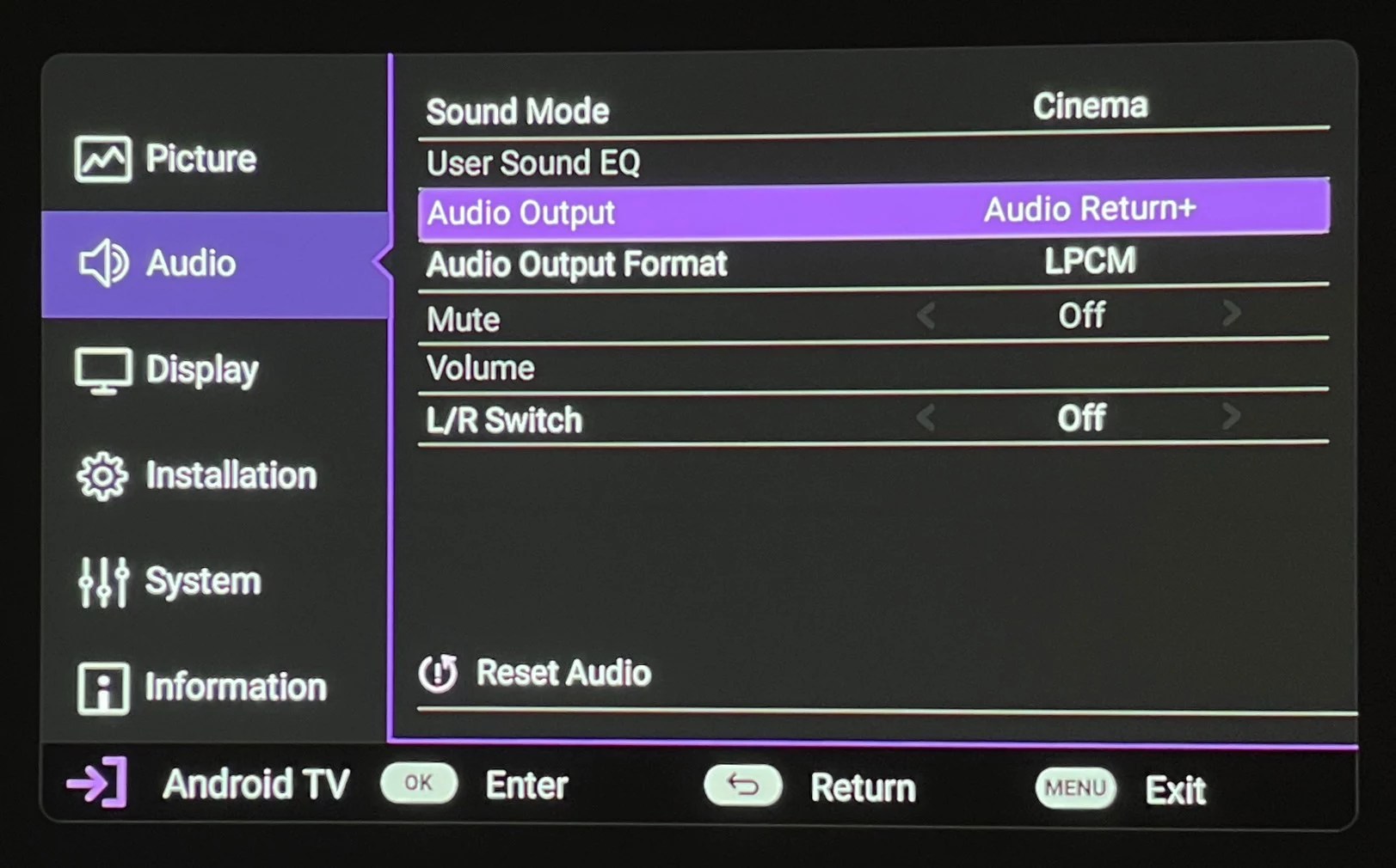 There's no sound output from my speakers when connected to the