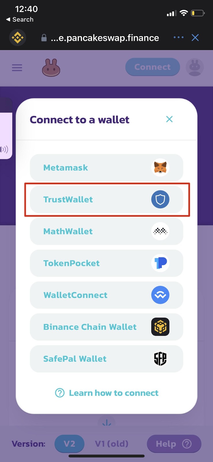 Connecting Trust Wallet to BNB Smart Chain (BSC) Binance Academy