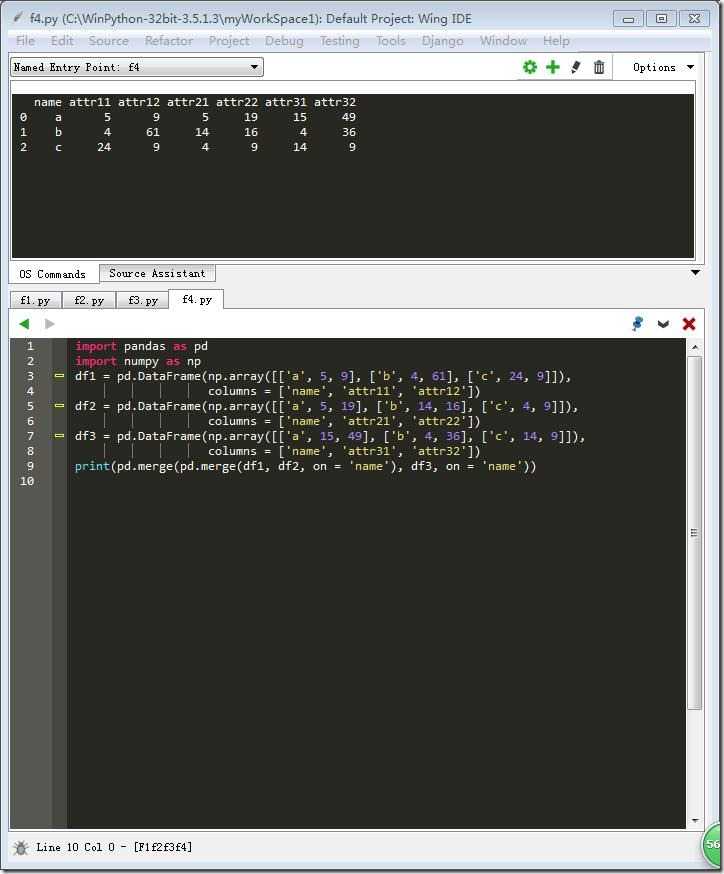 根据某列，将两个 dataframe