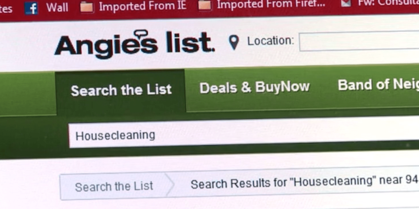 Promoted businesses can appear at the top of Angie's List Business