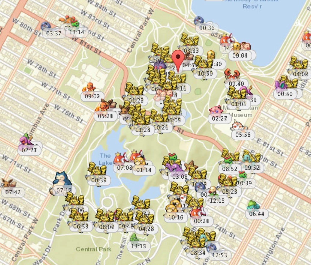 Pokemon Go Spawn Map Az