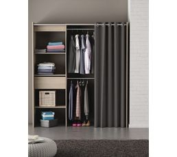 Image de Gris Dressing Chene Grise Rideau Eklips