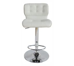 Tabouret De Bar Alexis Blanc Taupe Tabourets But