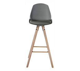 Tabouret De Bar H 77 Cm Oslo Gris Tabourets But
