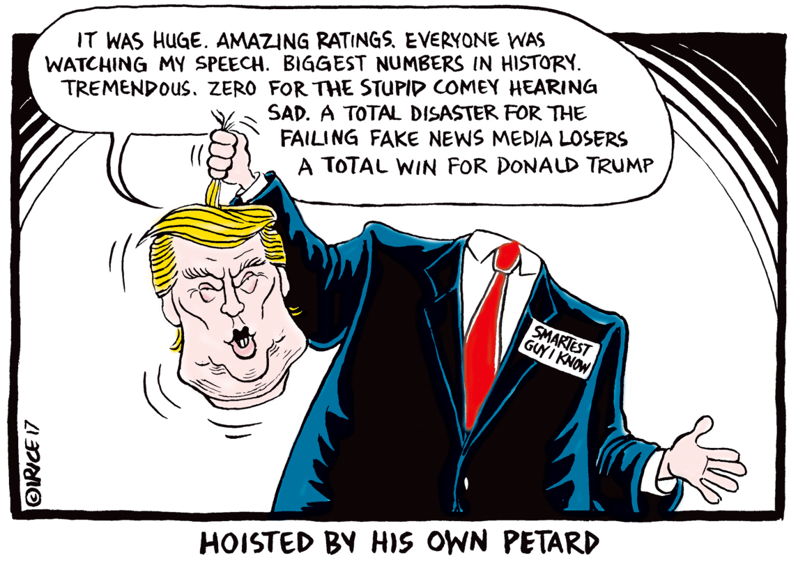 Hoisted By His Own Petard