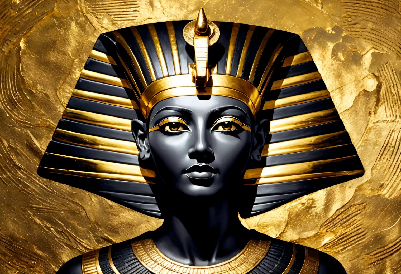 Gold Leaf Art created with SeaArt AI