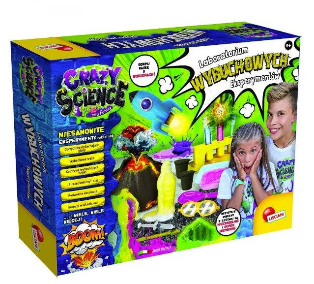 Lisciani Crazy Science Laboratorium Wybuchowych Eksperymentów Ceny i