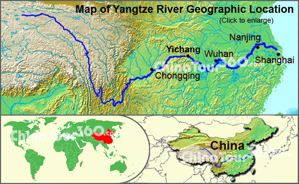 China Yangtze River Ports, Three Tours, Cruises, Maps, Photos