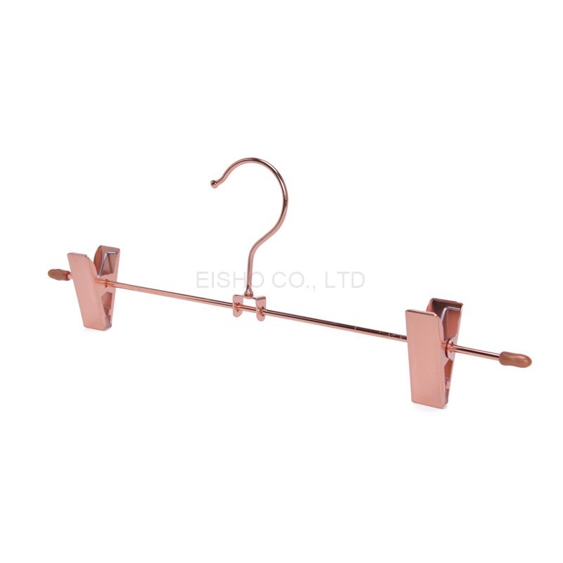Metal Pant Skirt Hanger with Clips