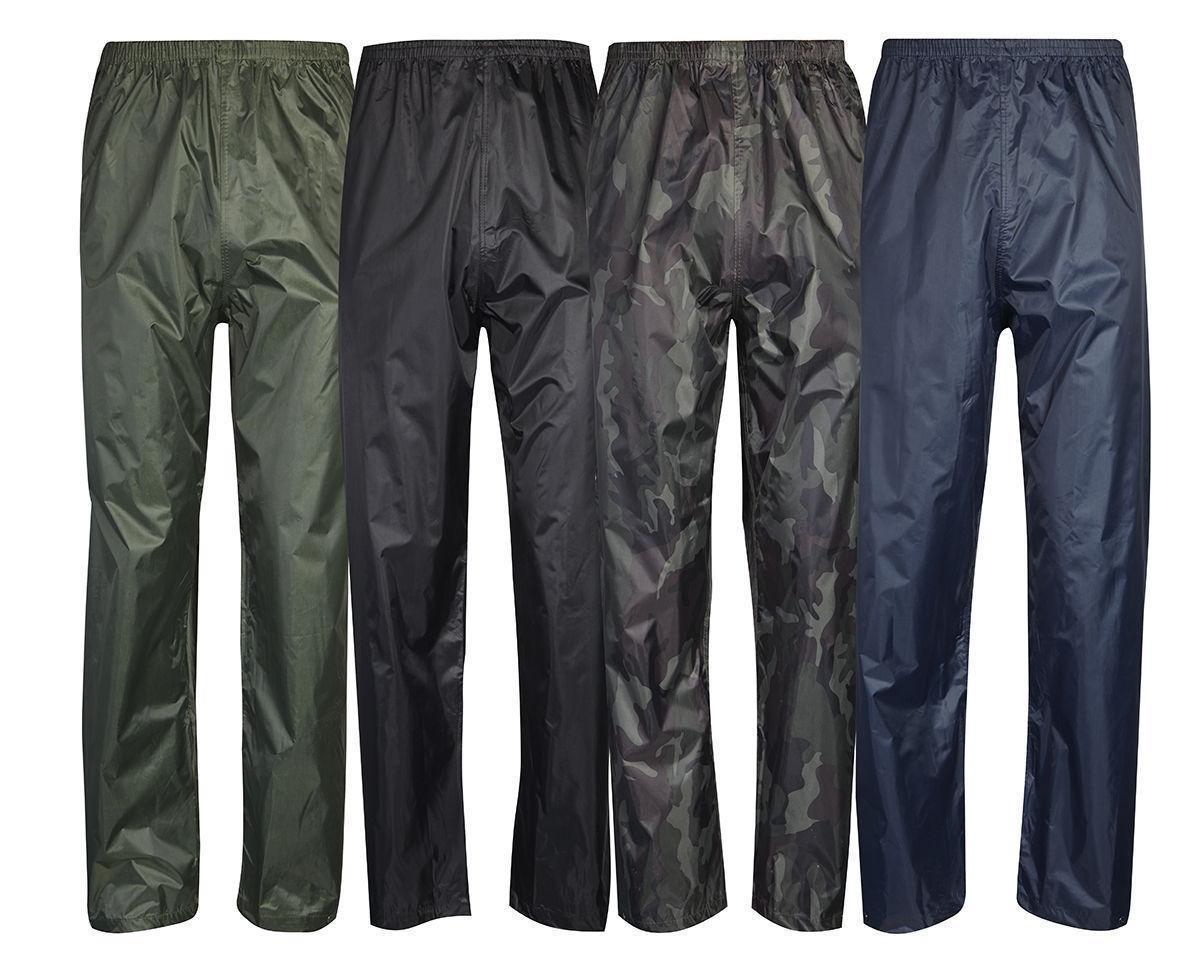 Mens Womens Waterproof Over Trousers Fishing Walking Rain eBay