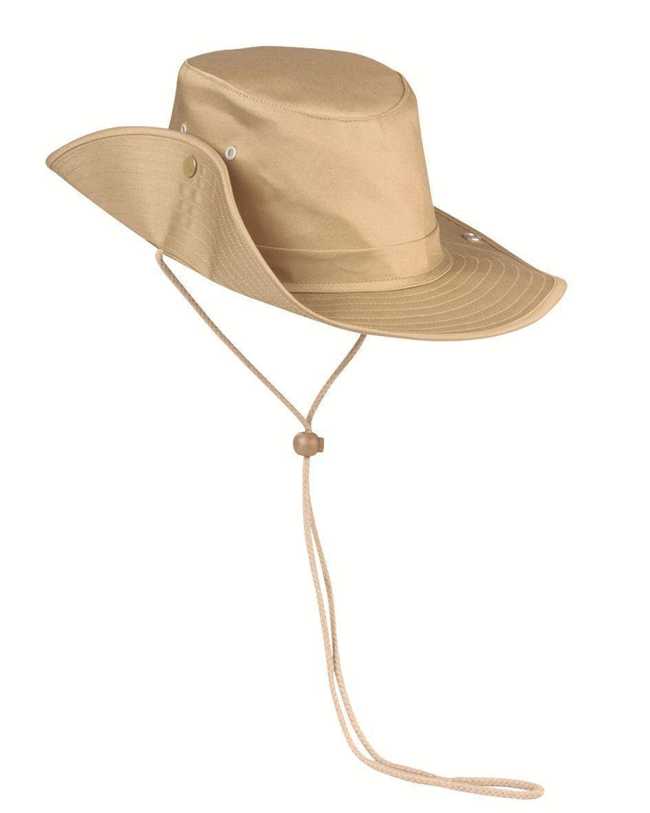Safari Outback Bush Hat Wide Brim Aussie Canvas Summer Sun Cap eBay