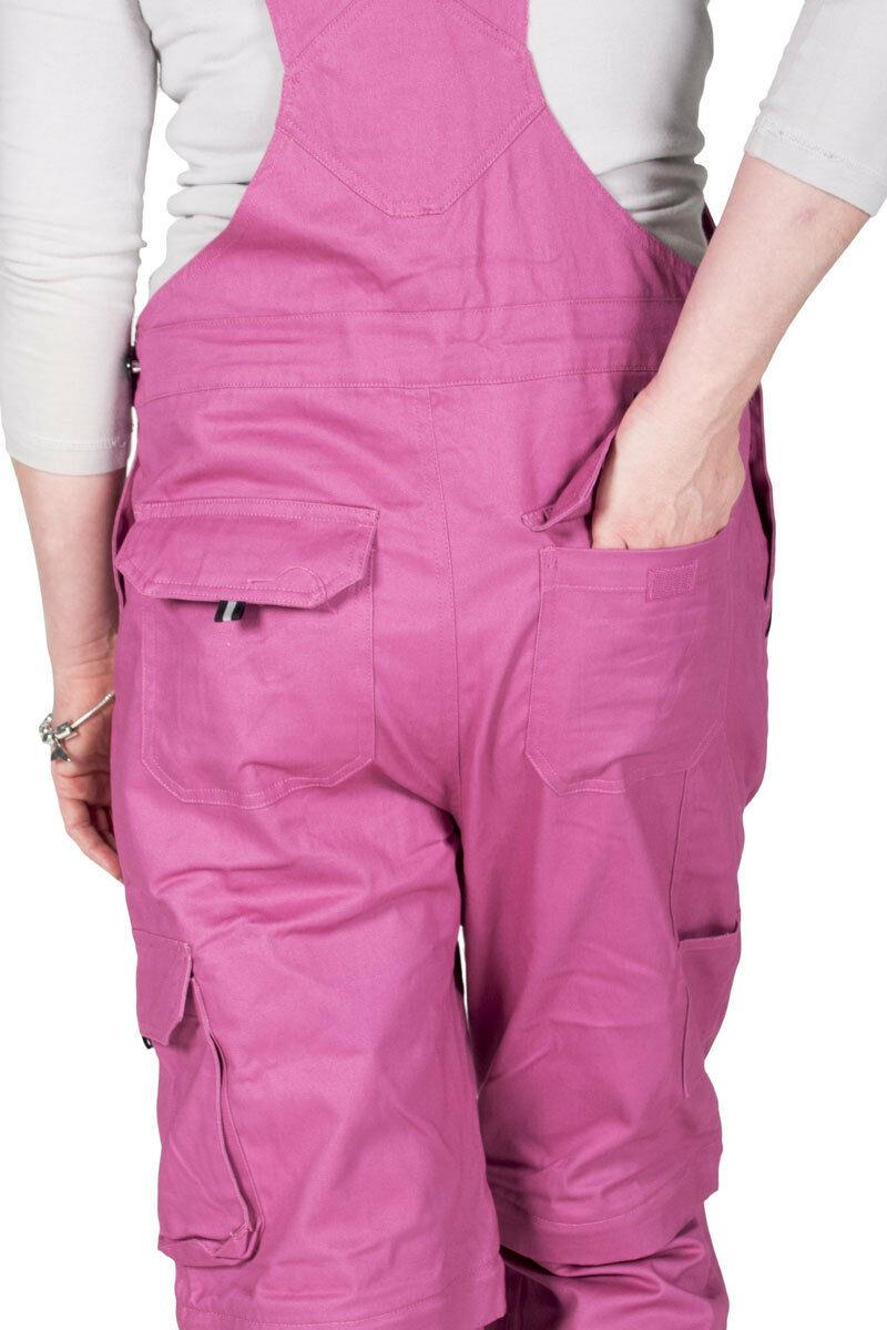 Rosies Peto Mujer Rosa Oscuro peto de trabajo monos industrial petos