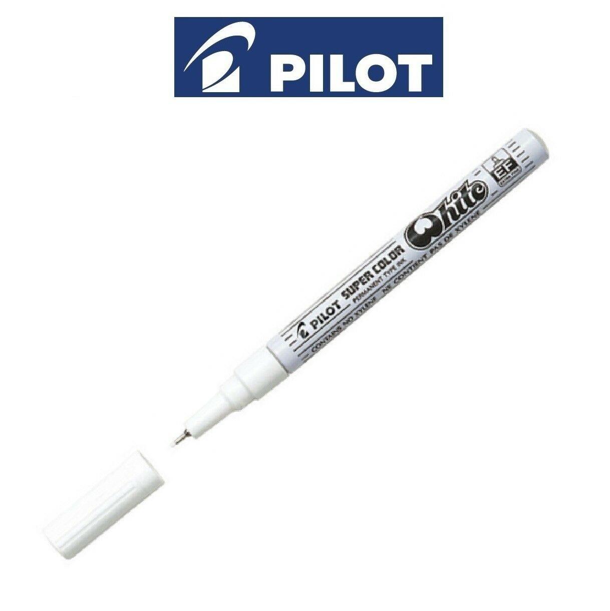 Pilot Metallic Super Colour White Extra Fine (0.5mm) Permanent Marker Paint Pens eBay
