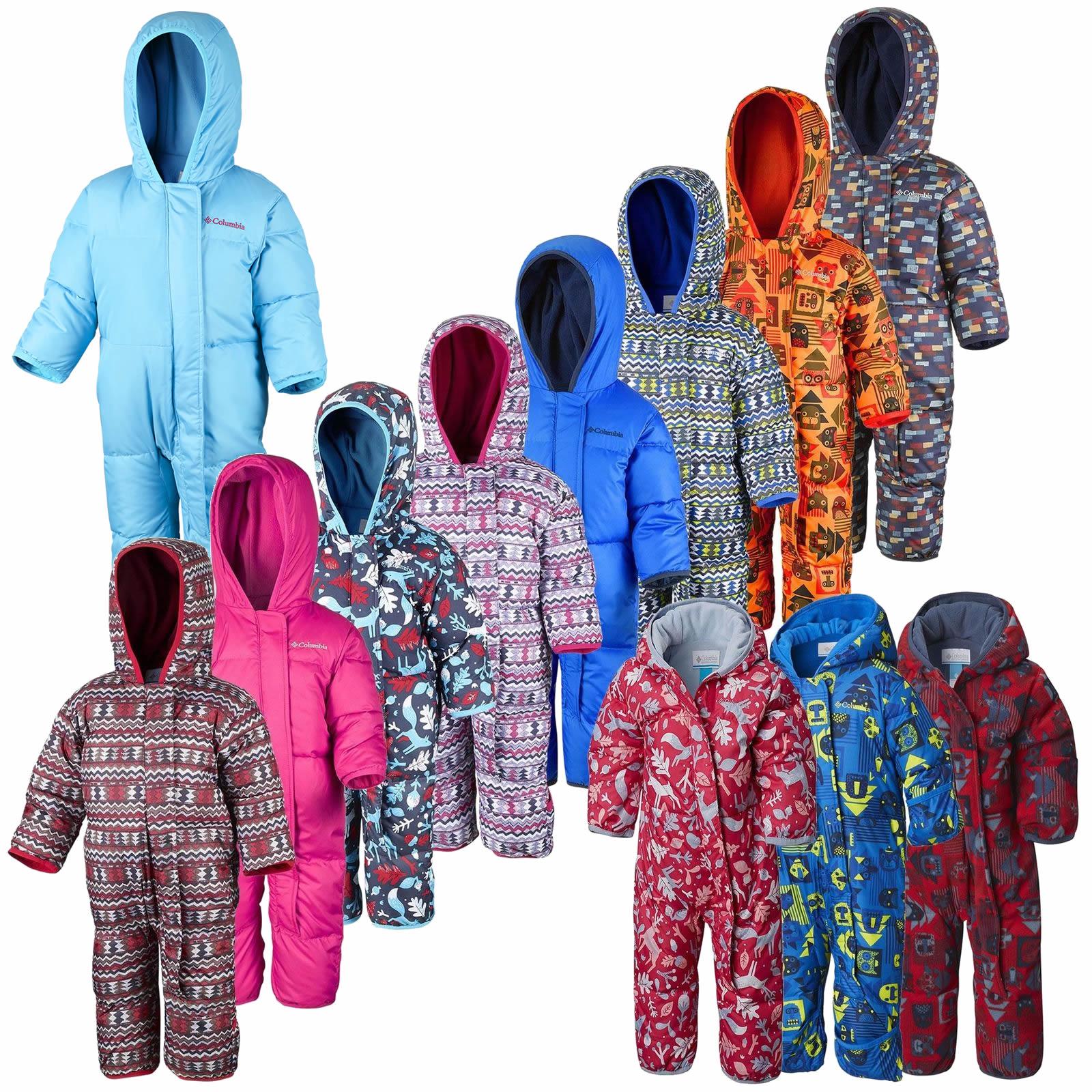 Columbia Snuggly Bunny Bunting Kids Snowsuit Down Filled