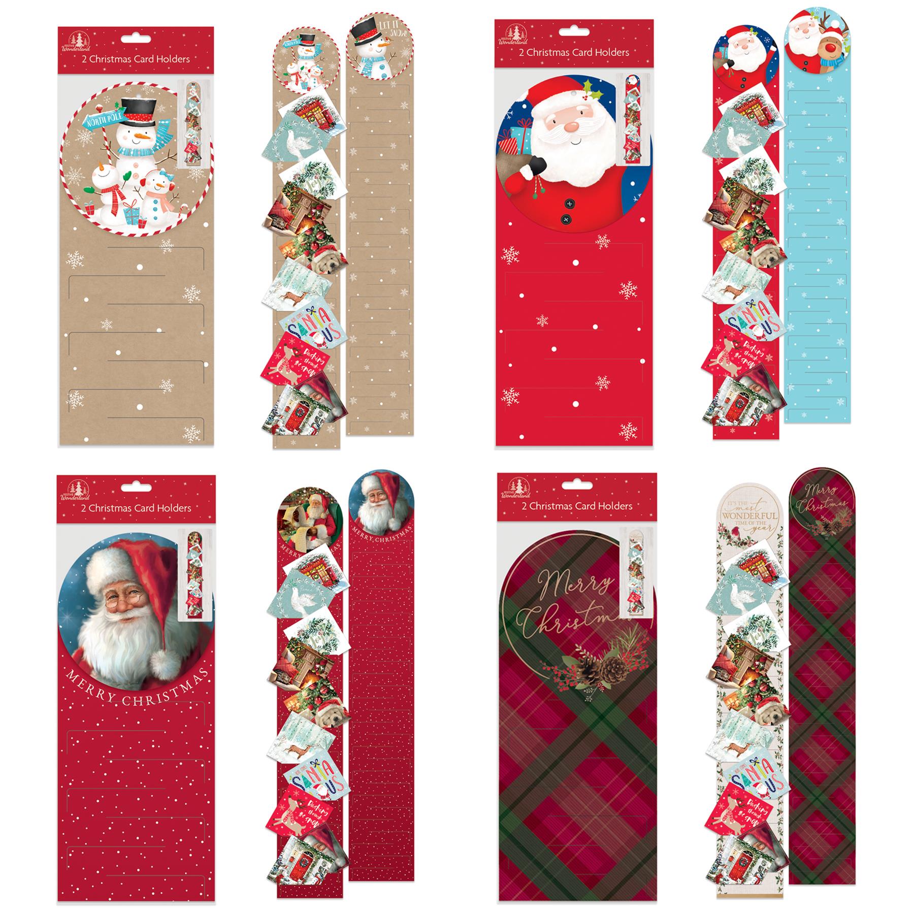 Christmas Card Holder for the Wall Pack of 2 Choose Design eBay