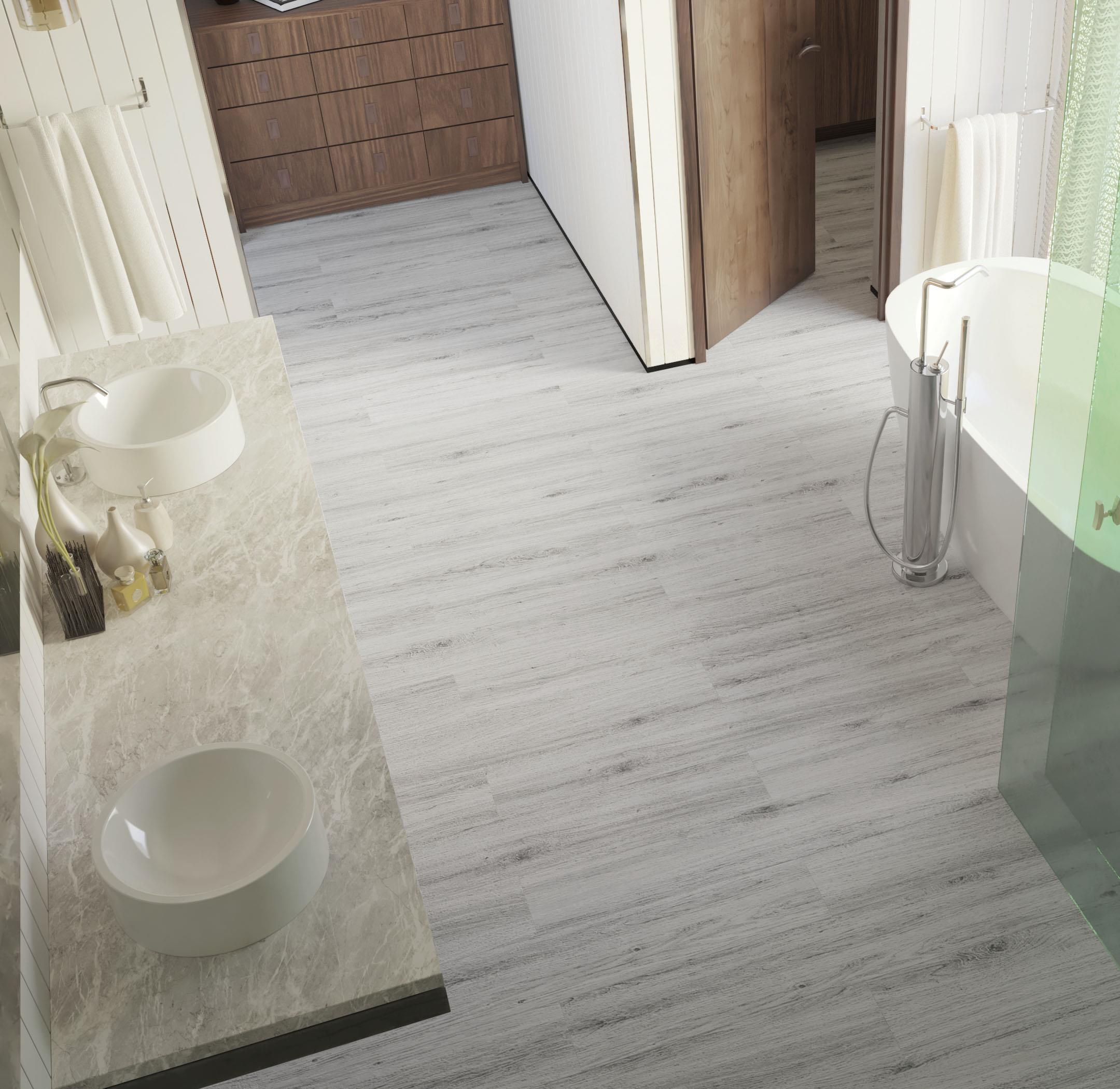 Weathered Grey Oak Waterproof Flooring Wood Effect Planks