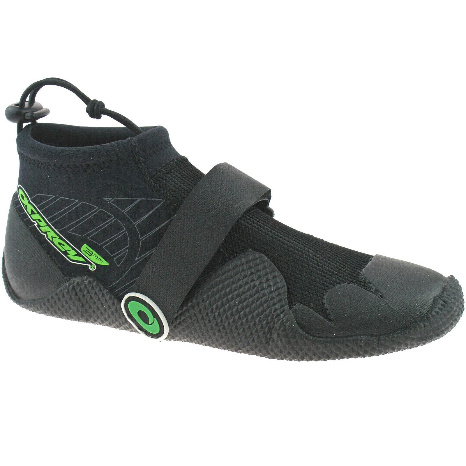 MENS OSPREY NEOPRENE WETSUIT SHOES BOOTS SIZE UK 5 11 BEACH GREEN RED