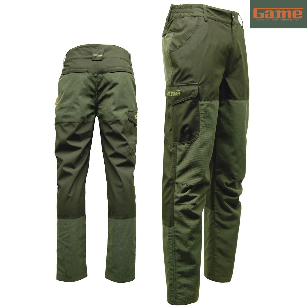 Men's Multipocket HB351 Ripstop Waterproof Trousers Hunting Fishing
