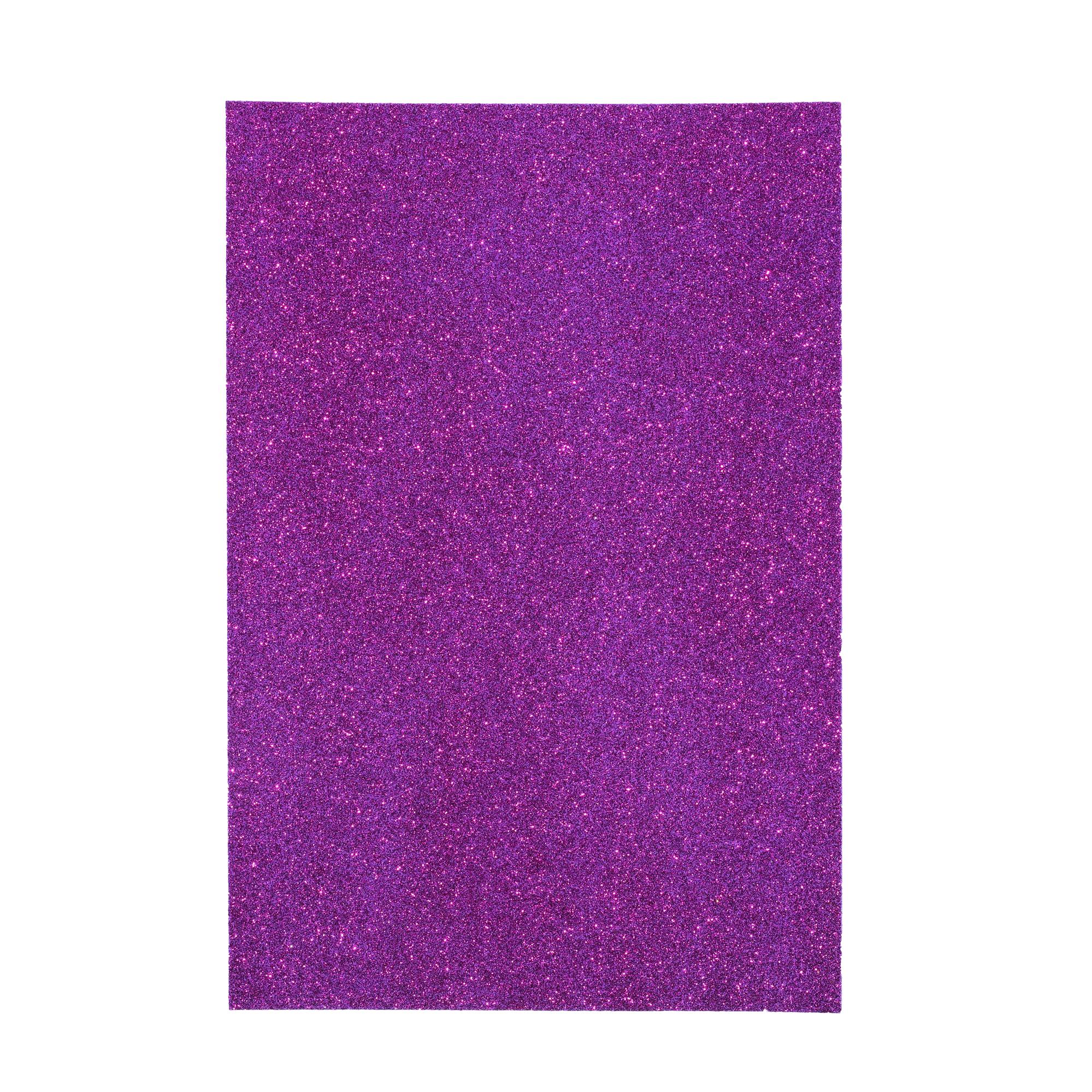 Glitter Foam Sheets EVA Sparkle Colour Flexible Easy Cut Card Making