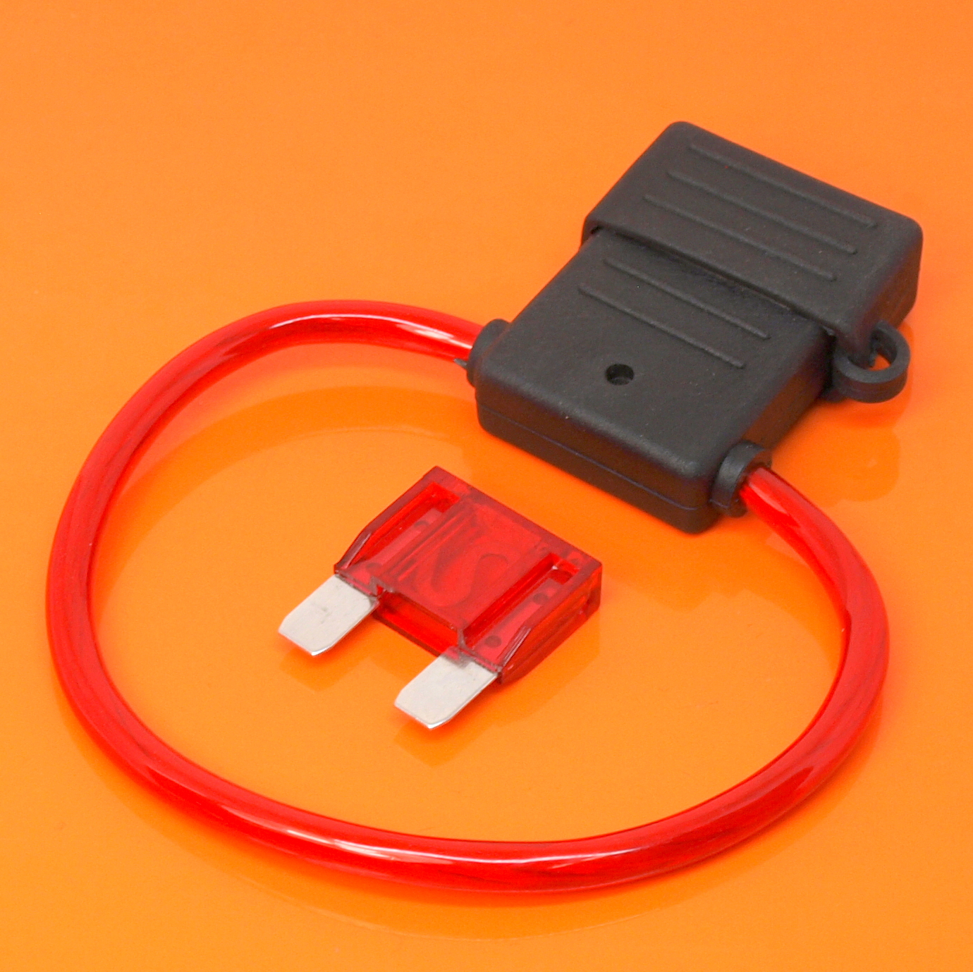 High Quality Maxi Blade Fuse Holder with 50 Amp Red Fuse Car Van Boat