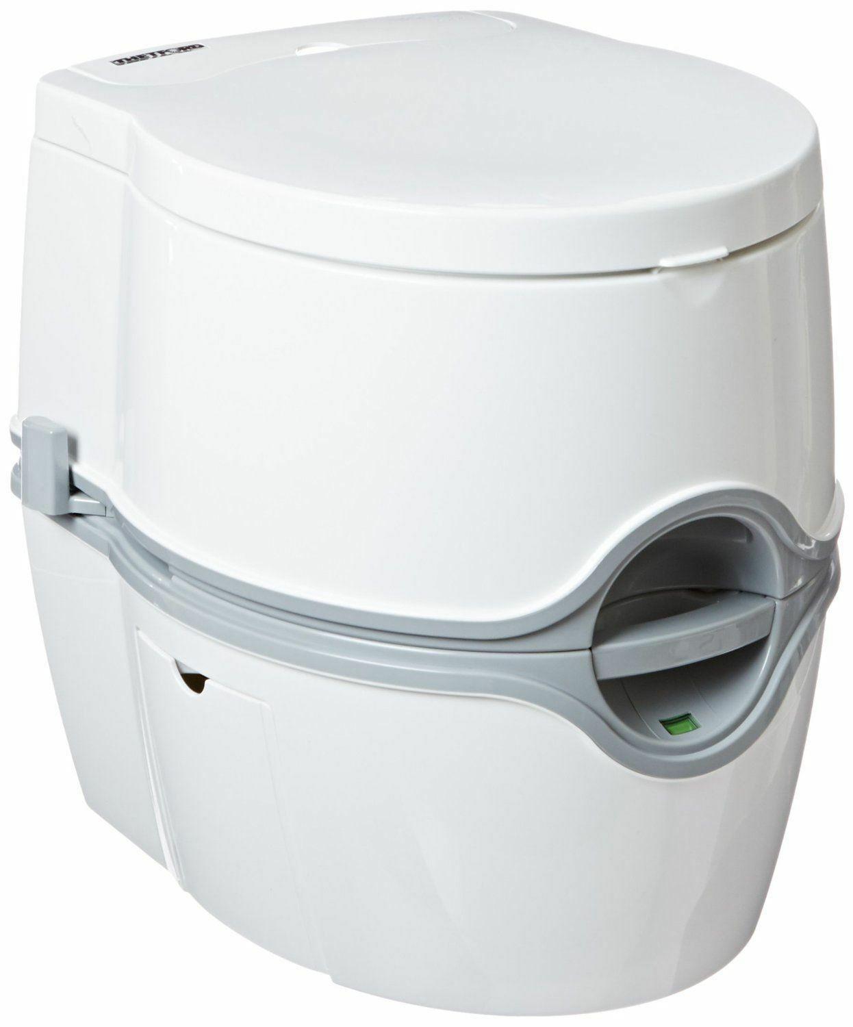 Thetford Porta Potti 565P Excellence Manual Flush Chemical Toilet White