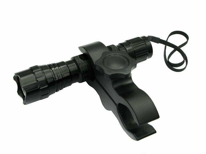 Scope Bracket Clamp Mount For Torch Light Cree On Air Rifle Shot Gun
