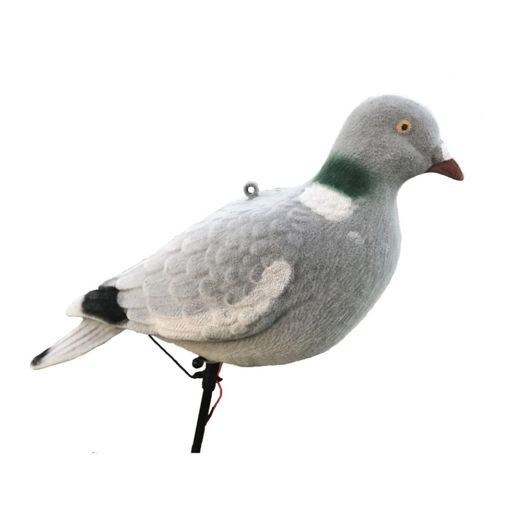 Pecking Pigeon Decoy with Battery Pack of Two Flocked Decoys Movement