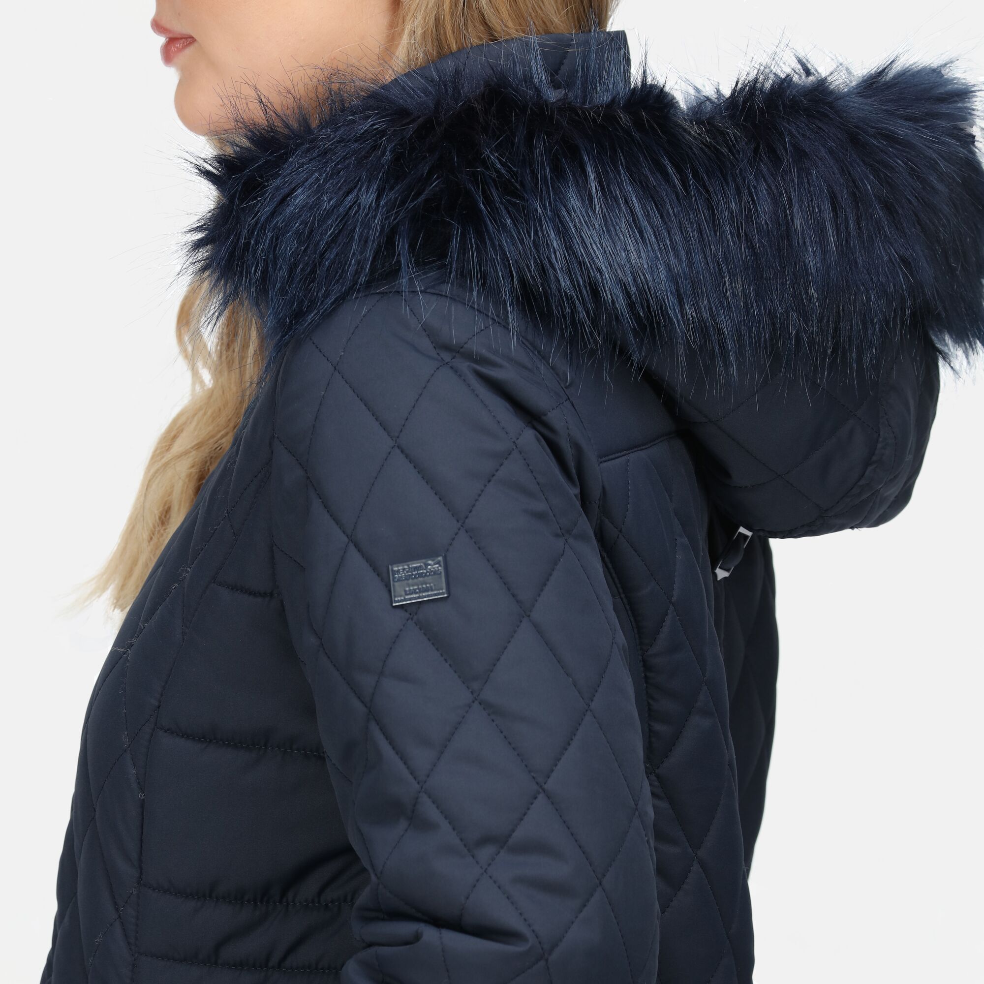 Regatta Zalika Womens Jacket Quilted Faux Fur Trim eBay