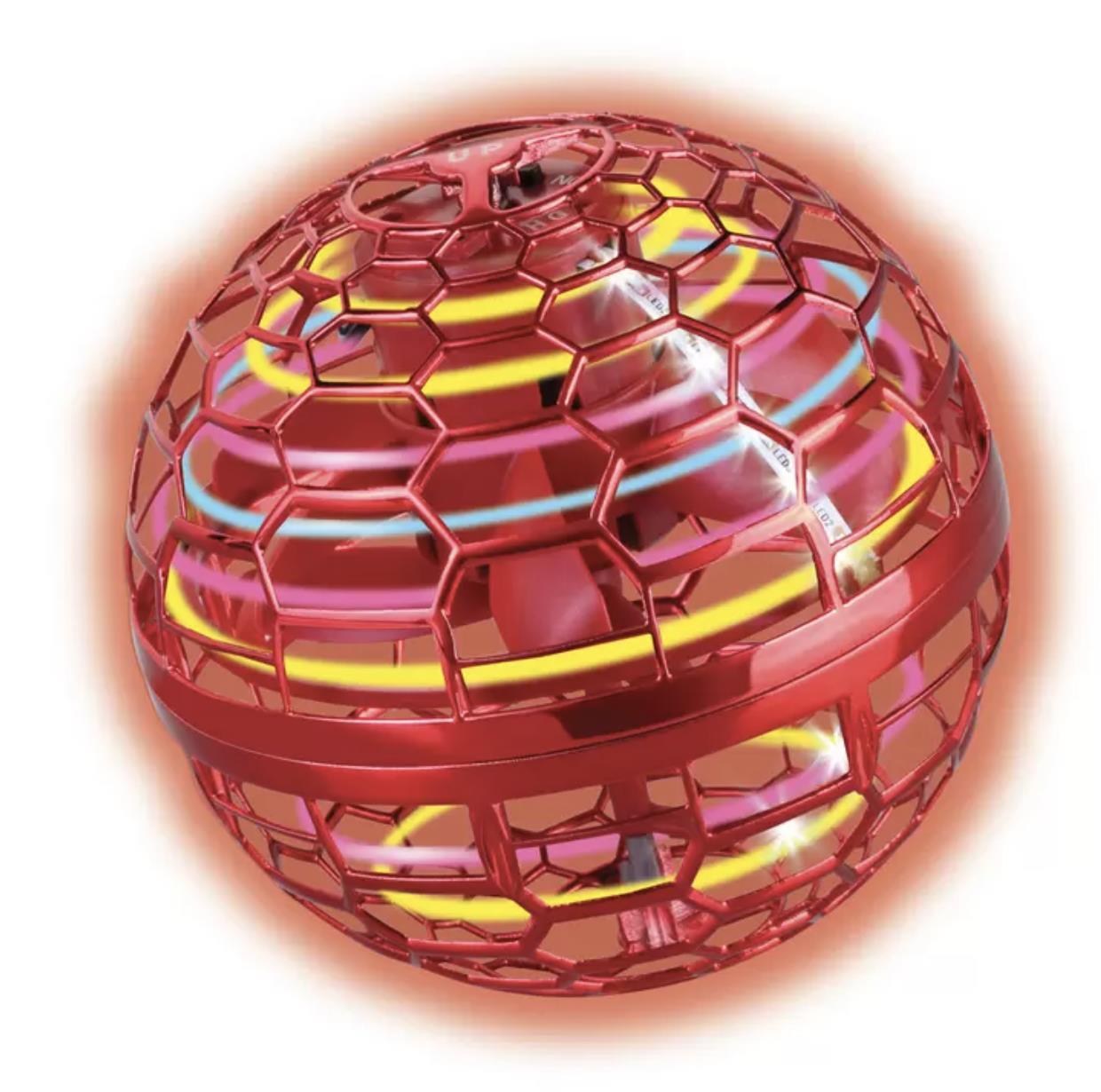 Wonder Sphere Flying Magic Spinning Spinner Ball mit LED Leuchten in
