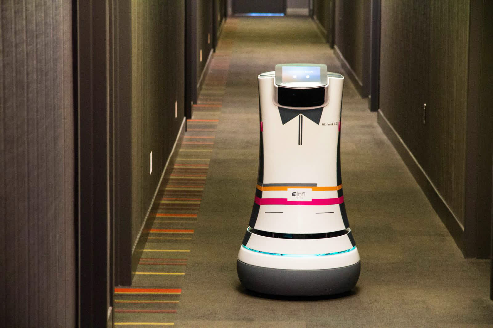 Robot room service