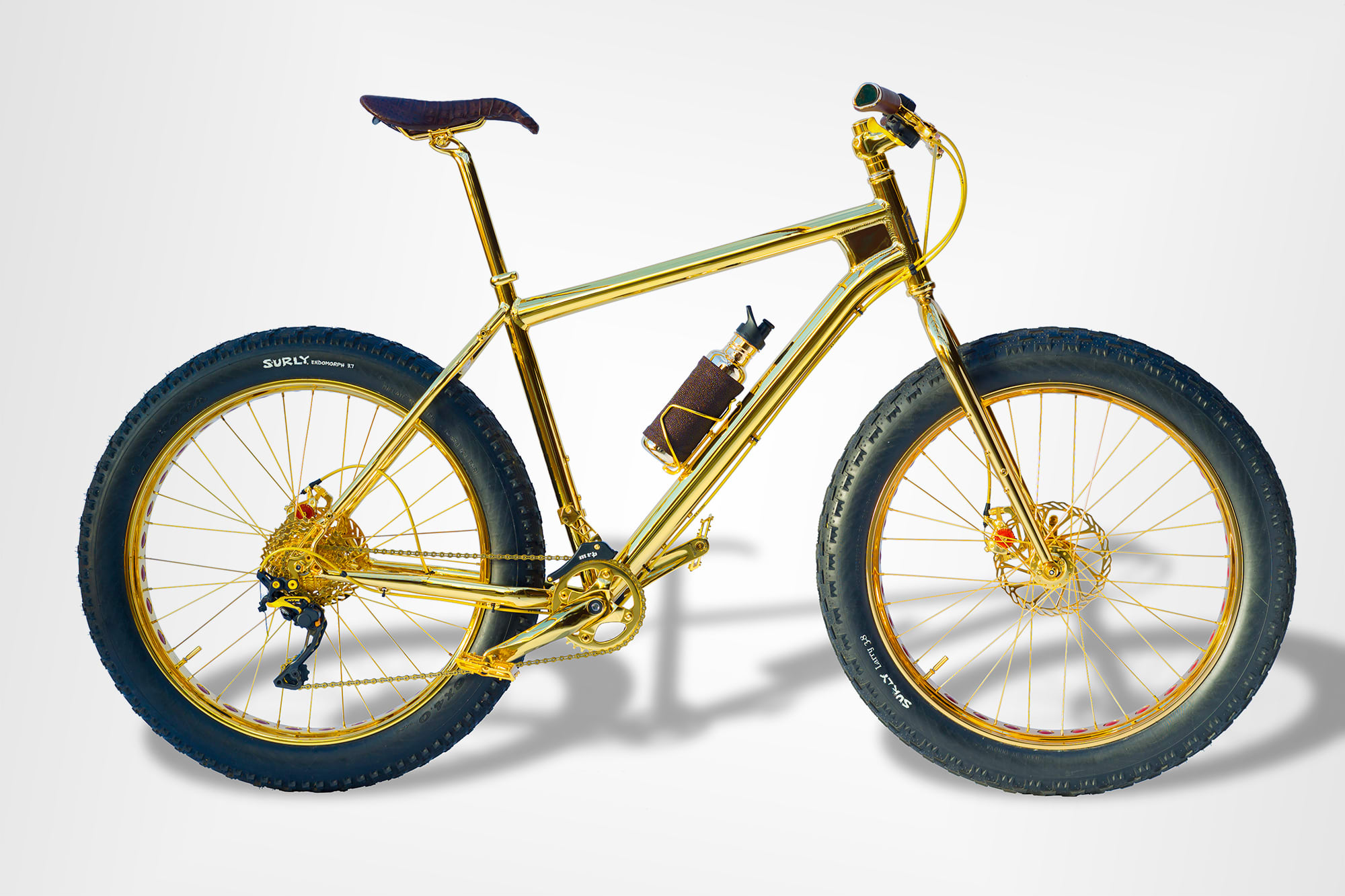 The 500,000 gold mountain bike