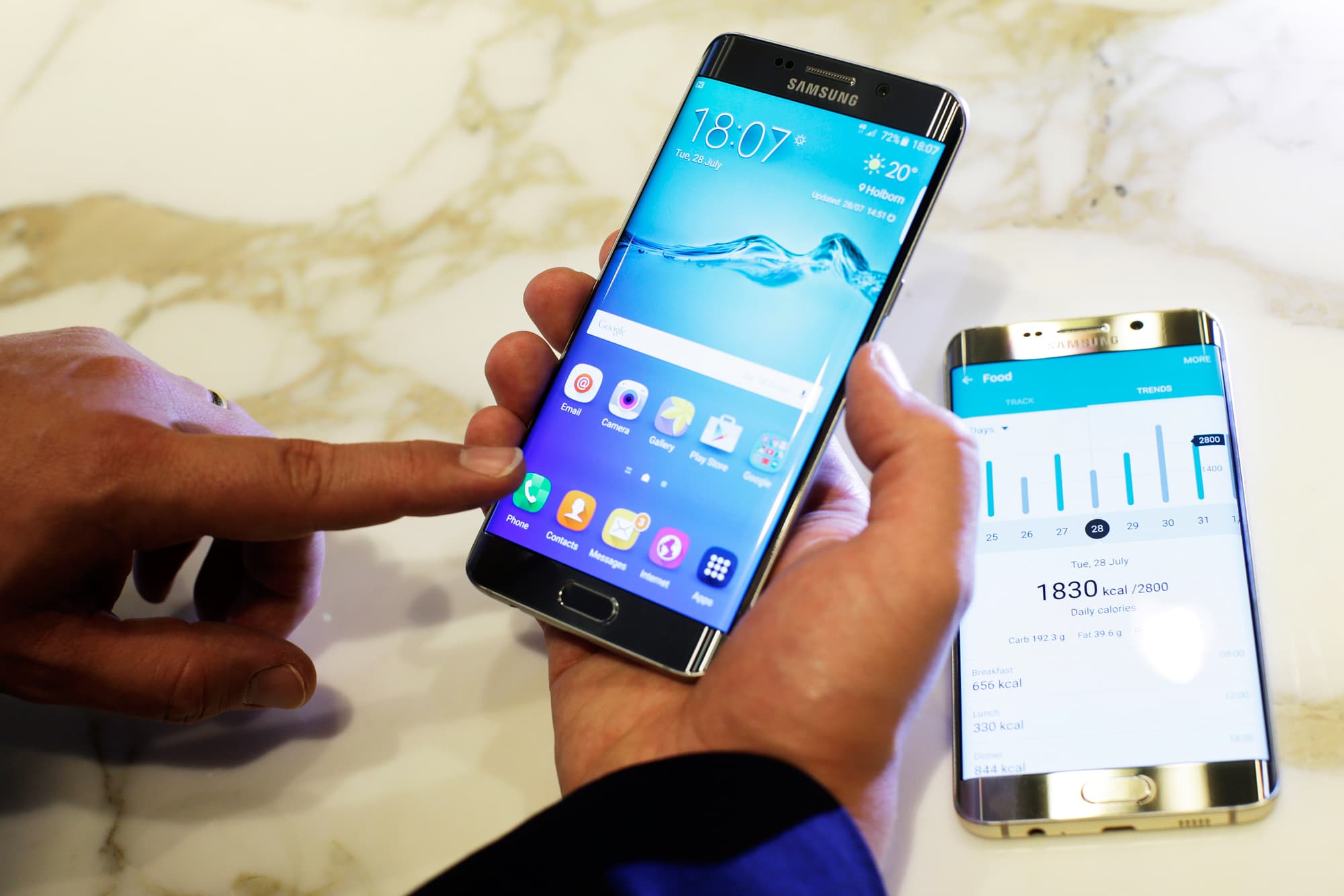 Samsung Electronics unveils highend phones in search of sales boost