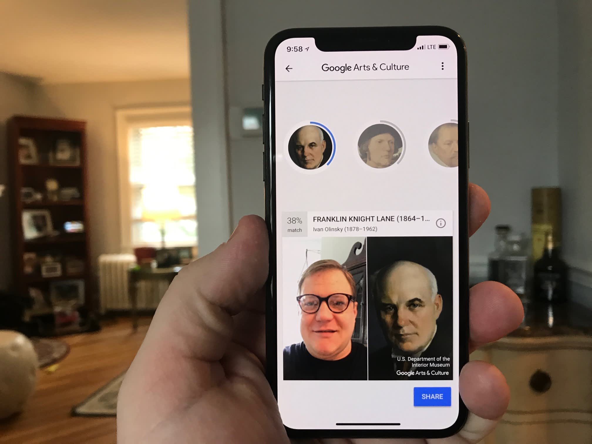 This Google app matches your face with famous paintings
