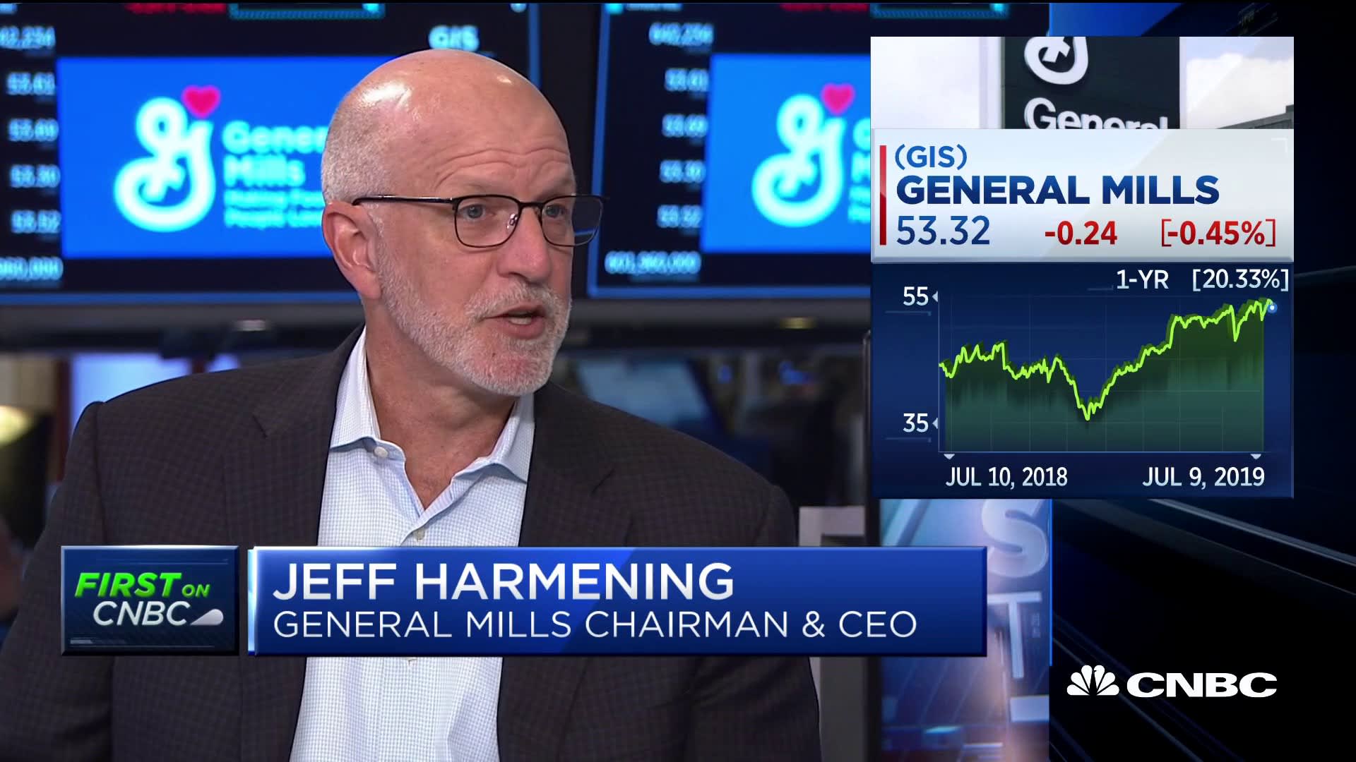 General Mills CEO Our cereal and yogurt businesses are growing