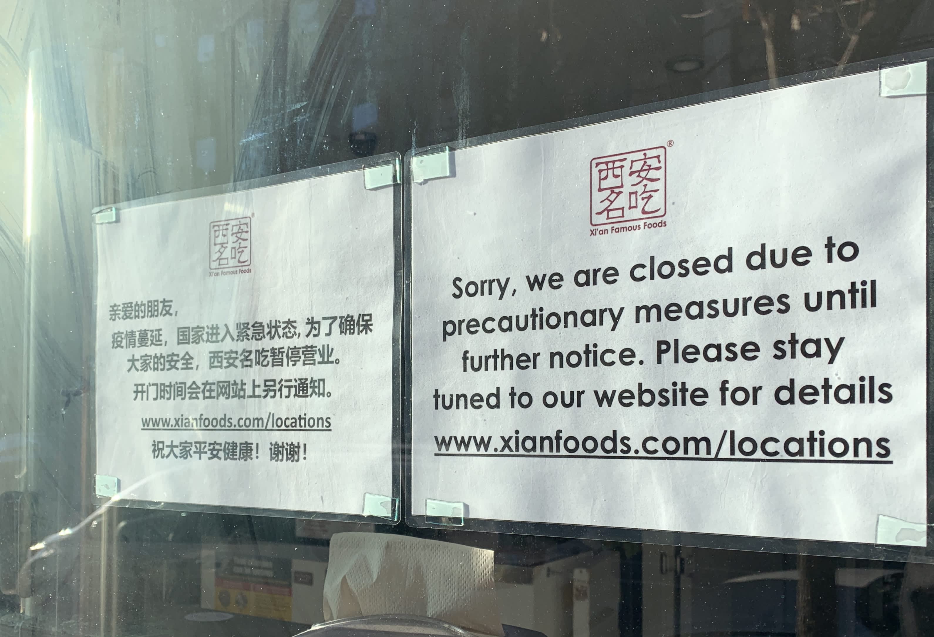 Coronavirus outbreak prompts states to ban restaurant dining