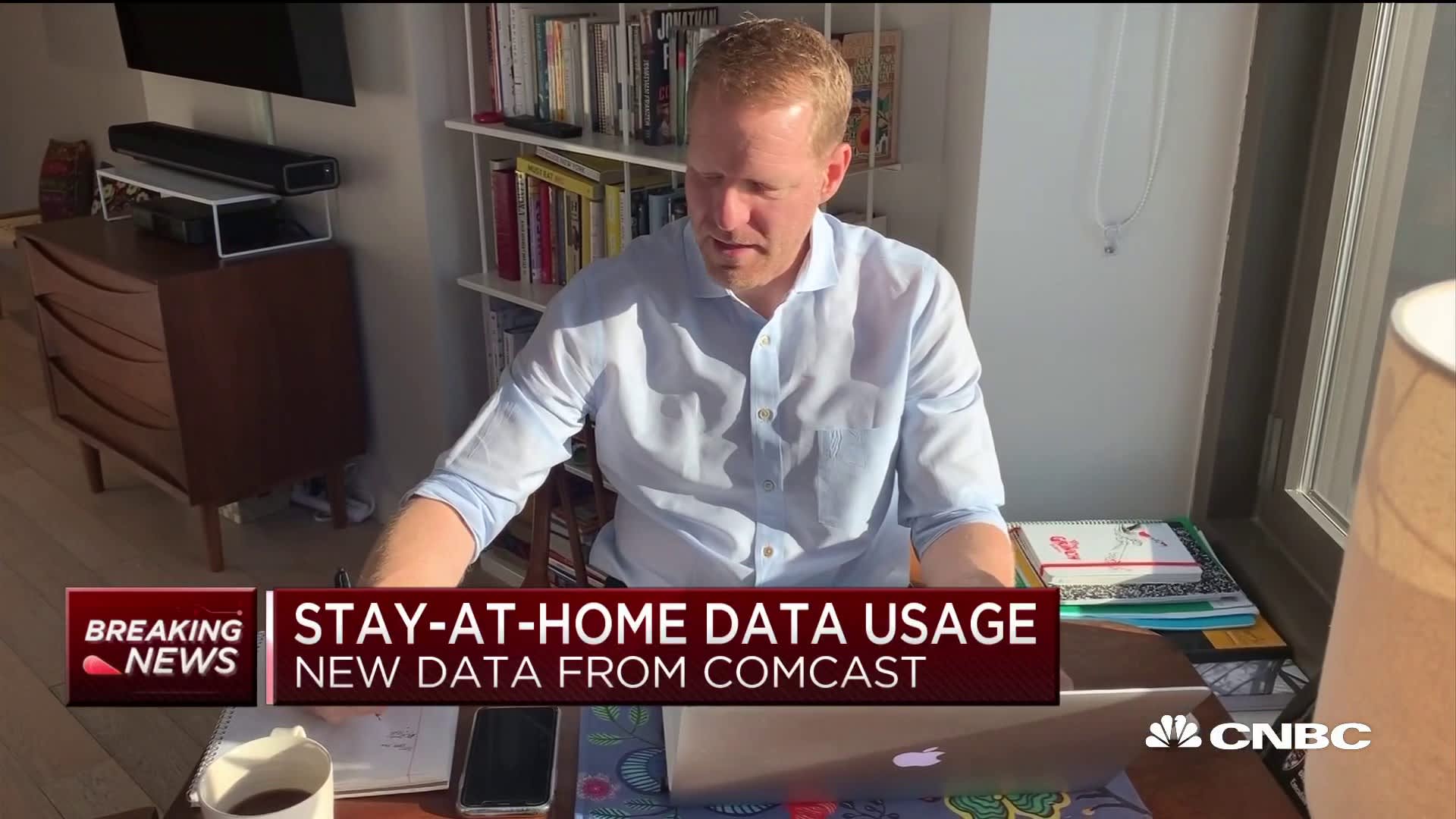 Comcast Rise in Americans working from home leading to data surge